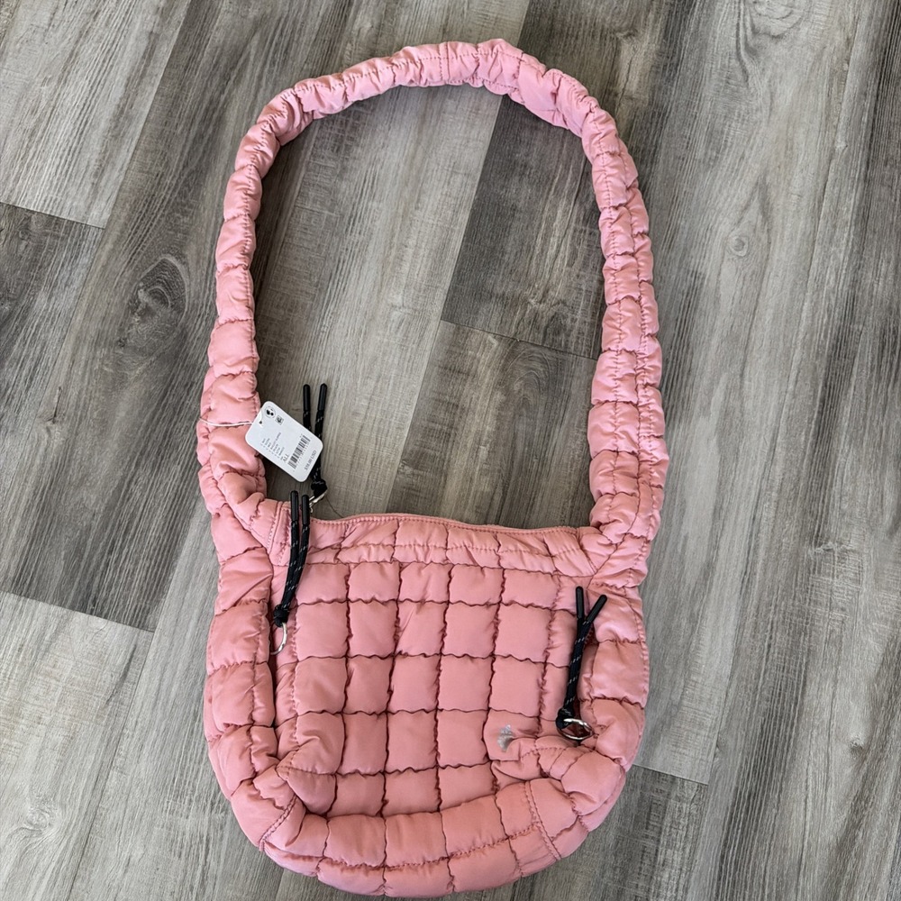NWT Free People FP Movement Quilted Baby Carryall Sling Bag Ballet Slipper Pink